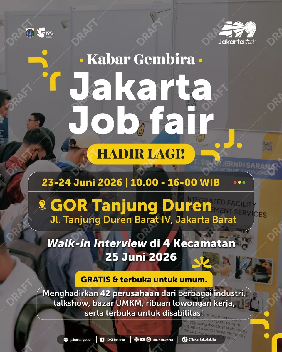 Job Fair Kabupaten Majalengka 2026 (Suku Dinas TKTE Wilayah Kabupaten Majalengka Barat) : 23-24 Juni 2026